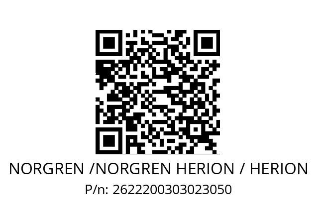   NORGREN /NORGREN HERION / HERION 2622200303023050