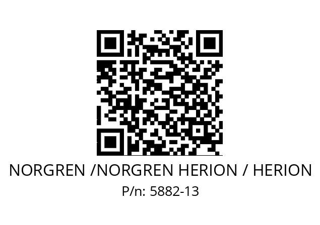   NORGREN /NORGREN HERION / HERION 5882-13