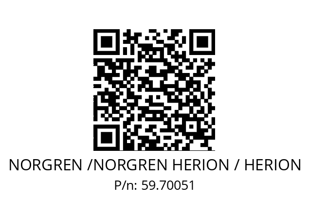   NORGREN /NORGREN HERION / HERION 59.70051