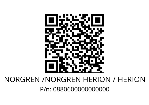   NORGREN /NORGREN HERION / HERION 0880600000000000