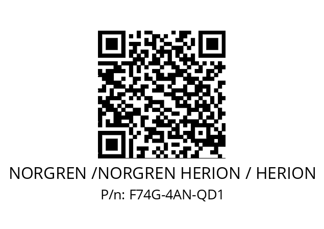 Filter  NORGREN /NORGREN HERION / HERION F74G-4AN-QD1