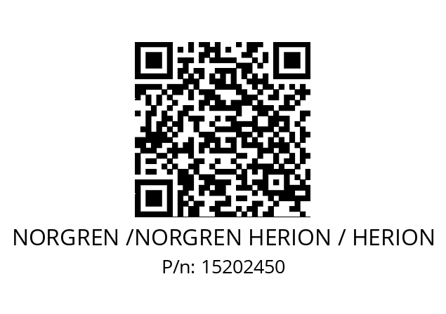   NORGREN /NORGREN HERION / HERION 15202450