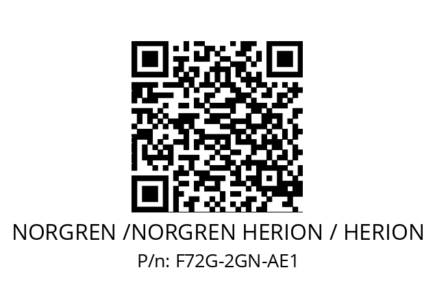 Filter  NORGREN /NORGREN HERION / HERION F72G-2GN-AE1