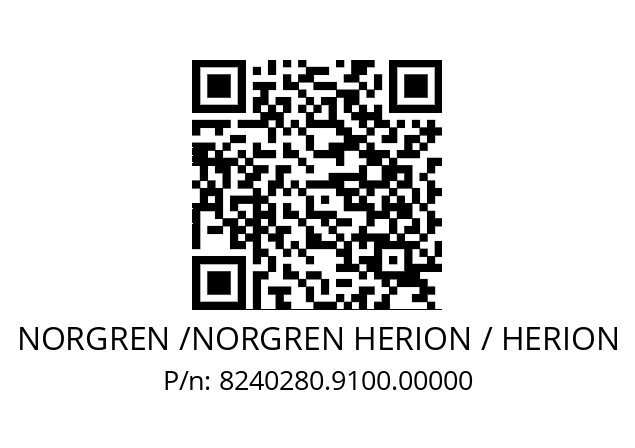   NORGREN /NORGREN HERION / HERION 8240280.9100.00000