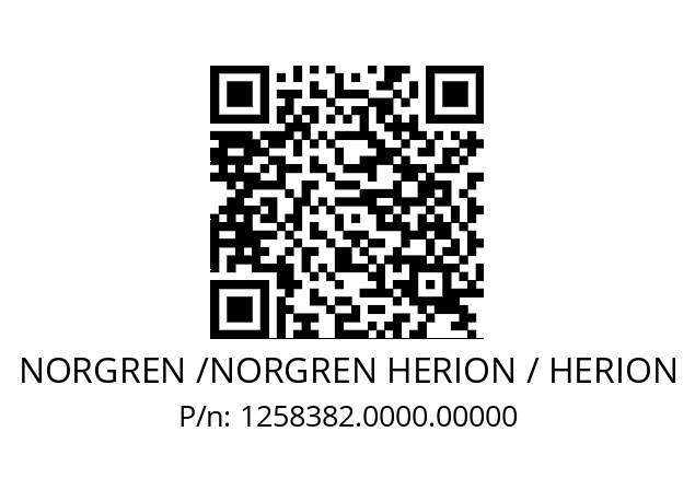   NORGREN /NORGREN HERION / HERION 1258382.0000.00000