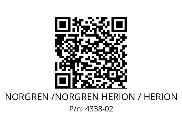   NORGREN /NORGREN HERION / HERION 4338-02