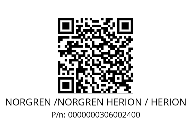   NORGREN /NORGREN HERION / HERION 0000000306002400