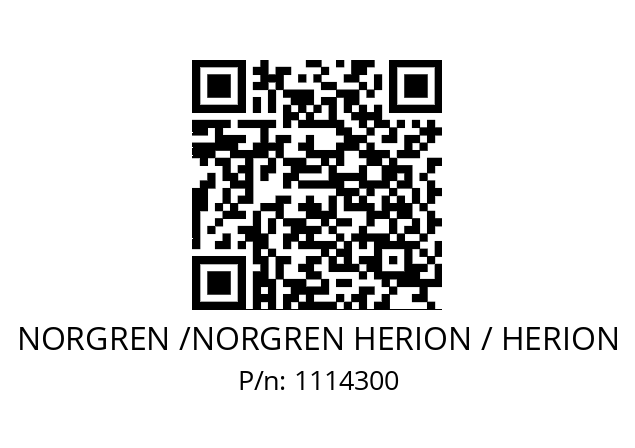   NORGREN /NORGREN HERION / HERION 1114300