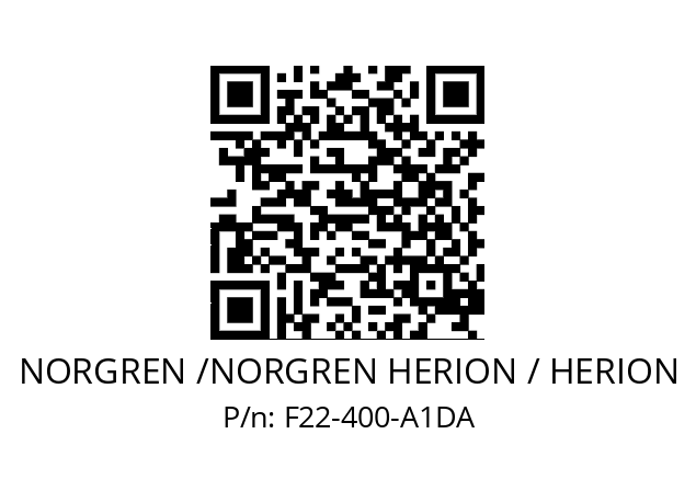 Filter  NORGREN /NORGREN HERION / HERION F22-400-A1DA