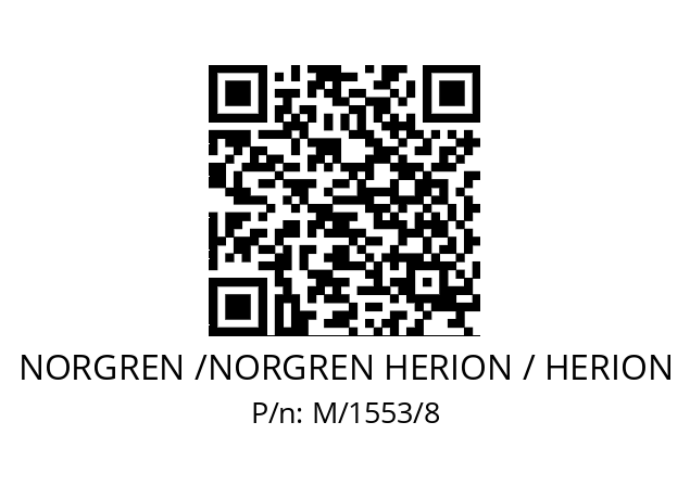   NORGREN /NORGREN HERION / HERION M/1553/8