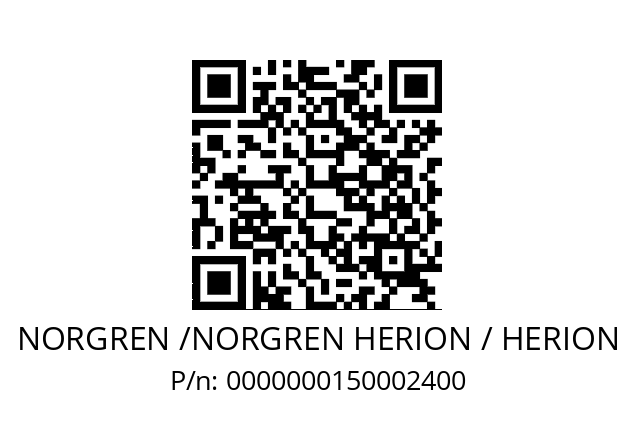   NORGREN /NORGREN HERION / HERION 0000000150002400