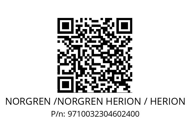   NORGREN /NORGREN HERION / HERION 9710032304602400