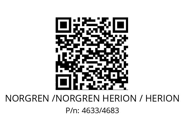   NORGREN /NORGREN HERION / HERION 4633/4683