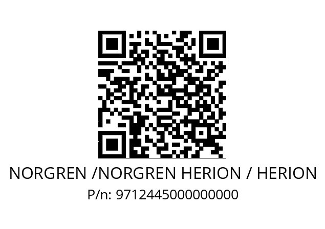   NORGREN /NORGREN HERION / HERION 9712445000000000