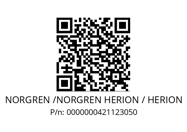   NORGREN /NORGREN HERION / HERION 0000000421123050