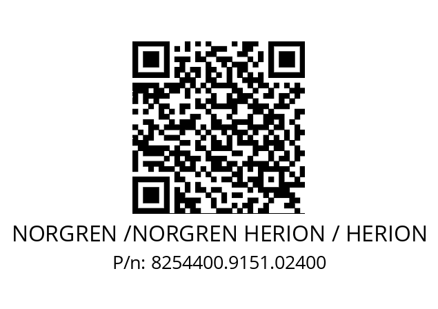   NORGREN /NORGREN HERION / HERION 8254400.9151.02400