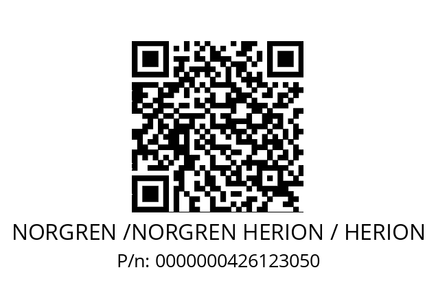   NORGREN /NORGREN HERION / HERION 0000000426123050