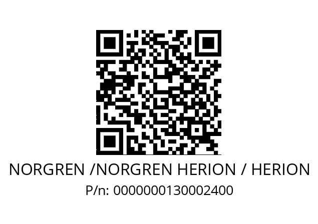   NORGREN /NORGREN HERION / HERION 0000000130002400