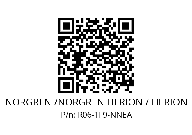 Regulator  NORGREN /NORGREN HERION / HERION R06-1F9-NNEA