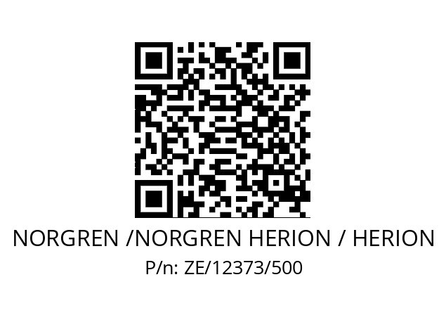   NORGREN /NORGREN HERION / HERION ZE/12373/500