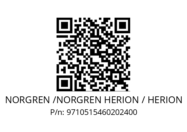   NORGREN /NORGREN HERION / HERION 9710515460202400