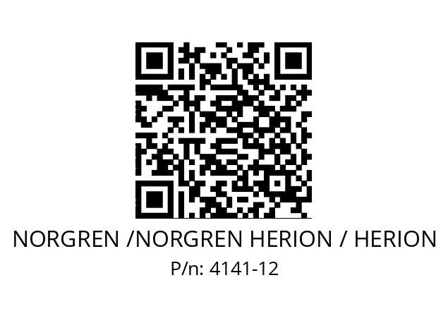   NORGREN /NORGREN HERION / HERION 4141-12