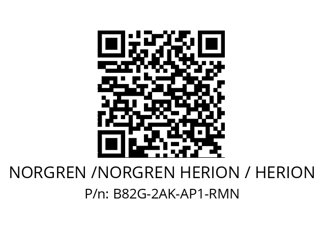 Filter regulator  NORGREN /NORGREN HERION / HERION B82G-2AK-AP1-RMN