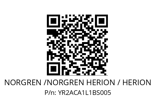   NORGREN /NORGREN HERION / HERION YR2ACA1L1BS005