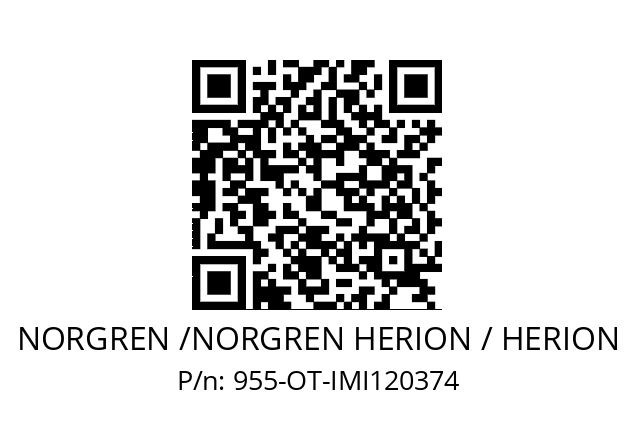   NORGREN /NORGREN HERION / HERION 955-OT-IMI120374