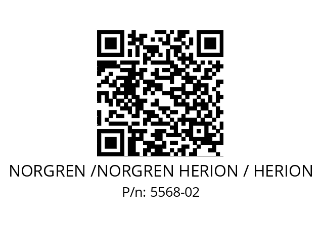   NORGREN /NORGREN HERION / HERION 5568-02