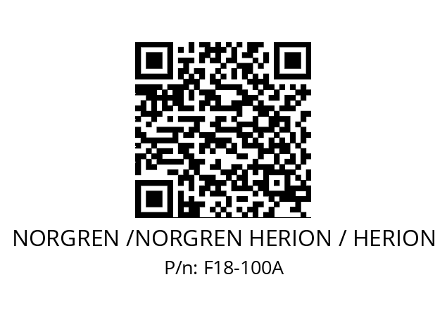 Filter  NORGREN /NORGREN HERION / HERION F18-100A