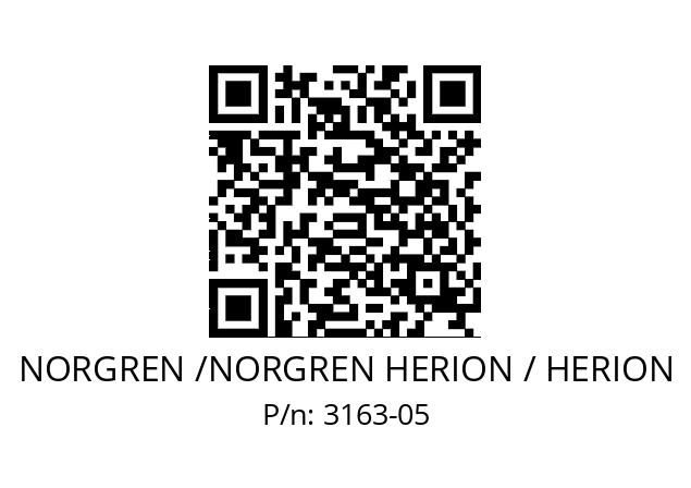   NORGREN /NORGREN HERION / HERION 3163-05