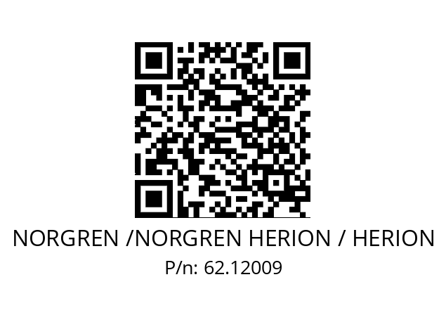   NORGREN /NORGREN HERION / HERION 62.12009