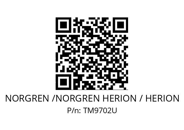   NORGREN /NORGREN HERION / HERION TM9702U