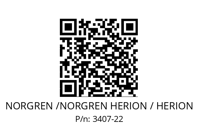   NORGREN /NORGREN HERION / HERION 3407-22