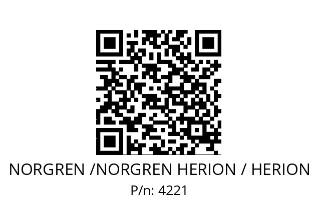   NORGREN /NORGREN HERION / HERION 4221