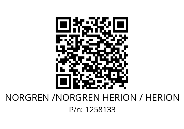   NORGREN /NORGREN HERION / HERION 1258133