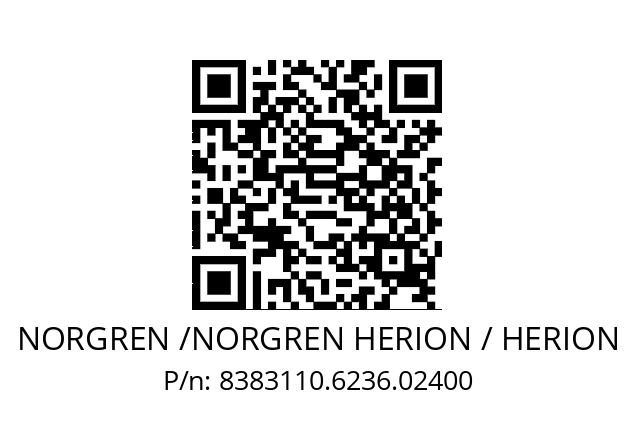   NORGREN /NORGREN HERION / HERION 8383110.6236.02400