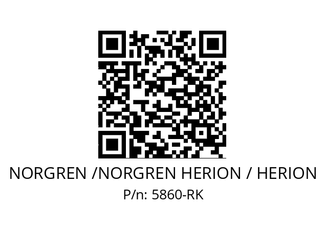   NORGREN /NORGREN HERION / HERION 5860-RK