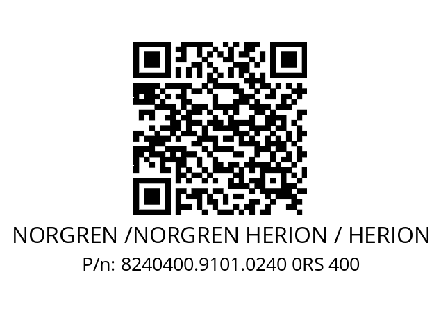   NORGREN /NORGREN HERION / HERION 8240400.9101.0240 0RS 400