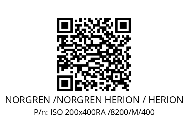   NORGREN /NORGREN HERION / HERION ISO 200x400RA /8200/M/400