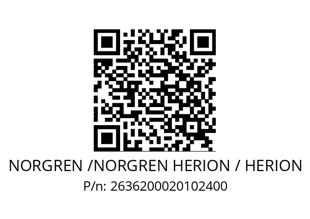   NORGREN /NORGREN HERION / HERION 2636200020102400