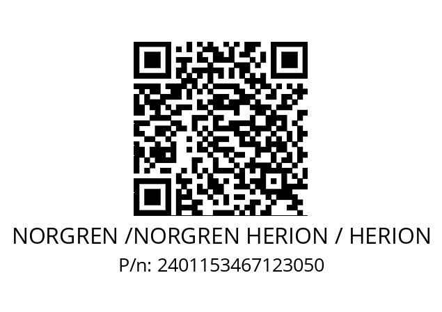   NORGREN /NORGREN HERION / HERION 2401153467123050