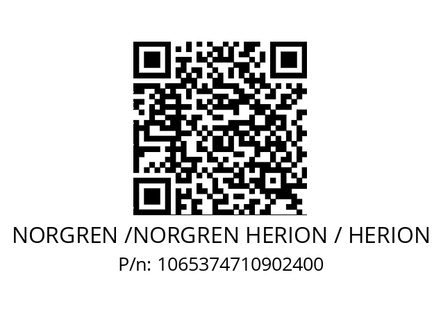   NORGREN /NORGREN HERION / HERION 1065374710902400