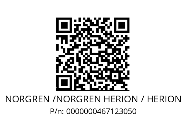   NORGREN /NORGREN HERION / HERION 0000000467123050