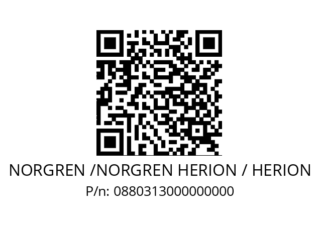   NORGREN /NORGREN HERION / HERION 0880313000000000