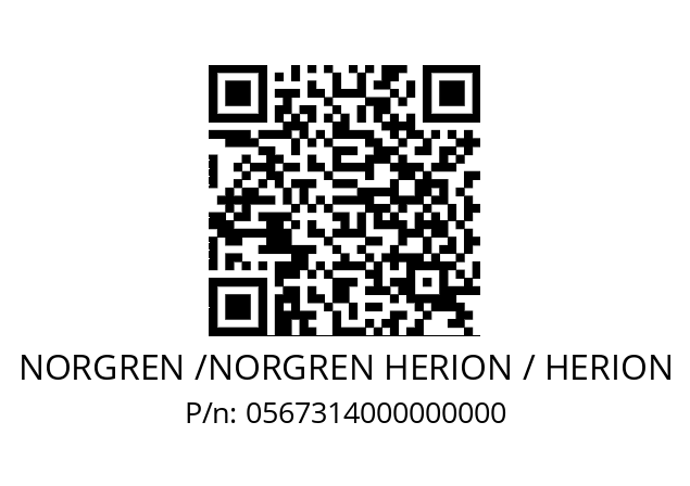   NORGREN /NORGREN HERION / HERION 0567314000000000