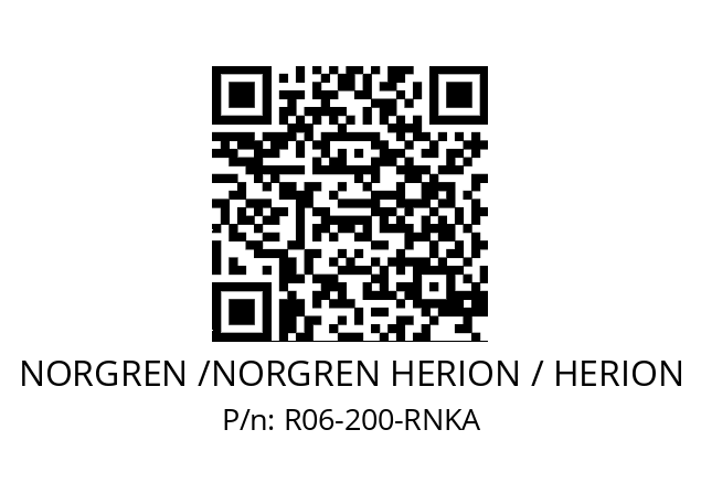 Regulator  NORGREN /NORGREN HERION / HERION R06-200-RNKA