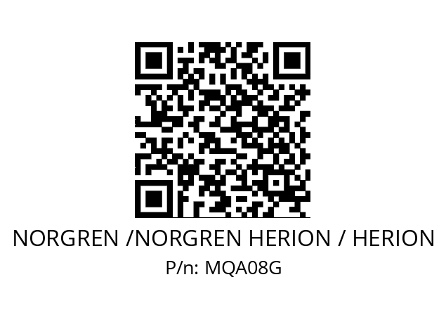   NORGREN /NORGREN HERION / HERION MQA08G