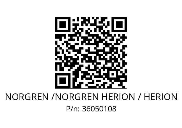   NORGREN /NORGREN HERION / HERION 36050108